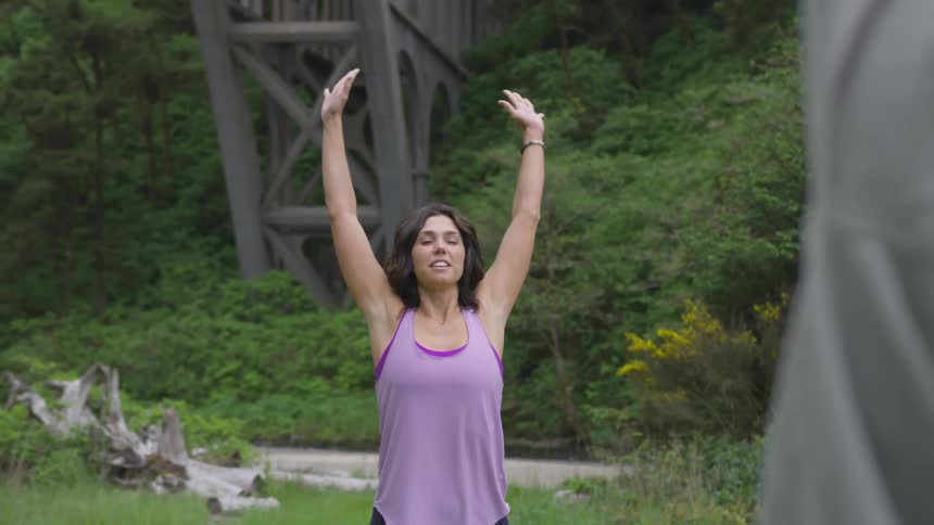 Moms Doing Yoga And Spending Time With Each Other