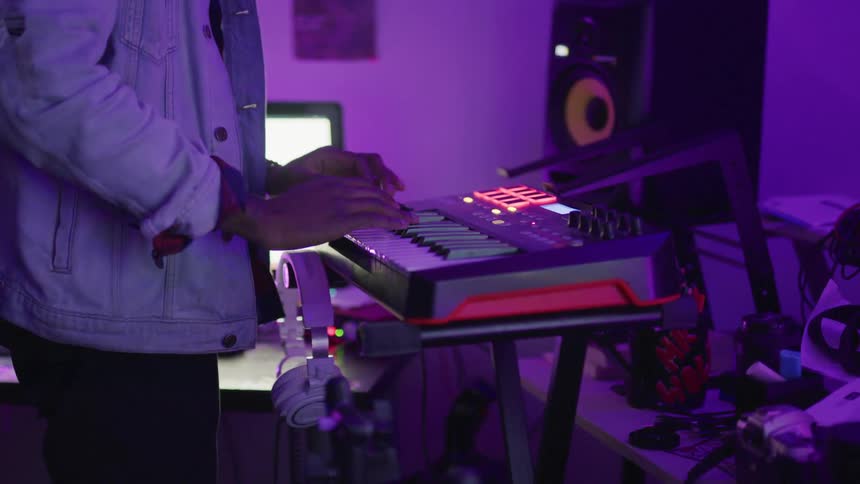 Musician Working On Projects