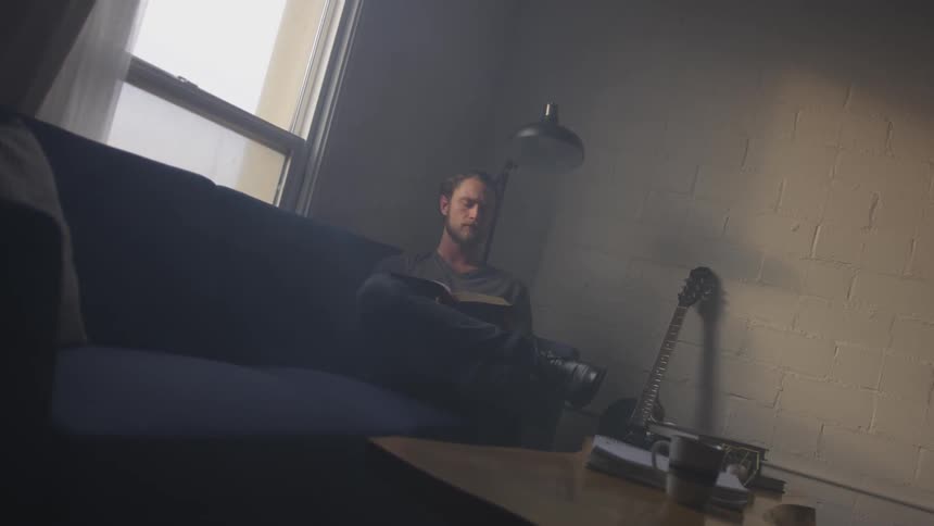 Musician In Small Apartment In New York City