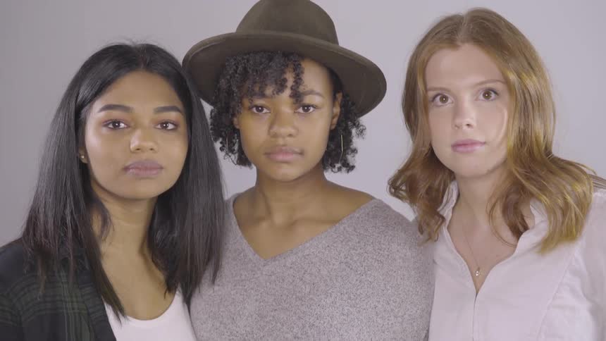 Models At A Studio Photoshoot