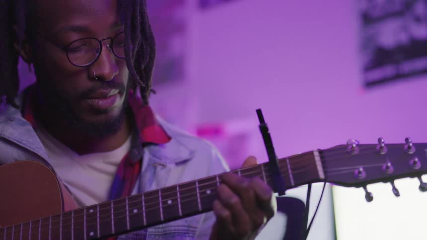 Musician Working On Projects