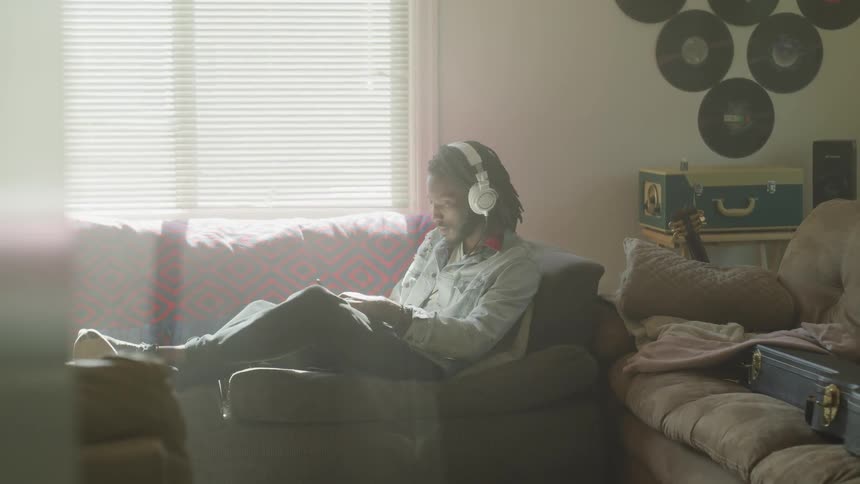Musician Working On Projects