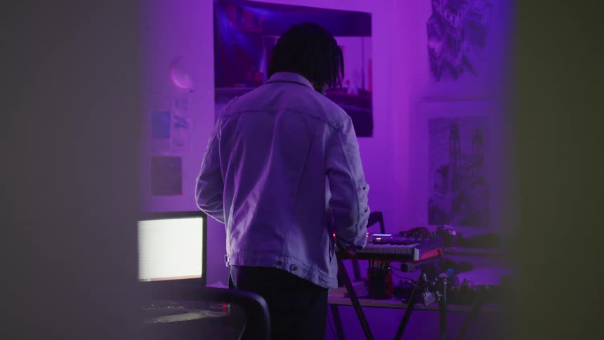 Musician Working On Projects