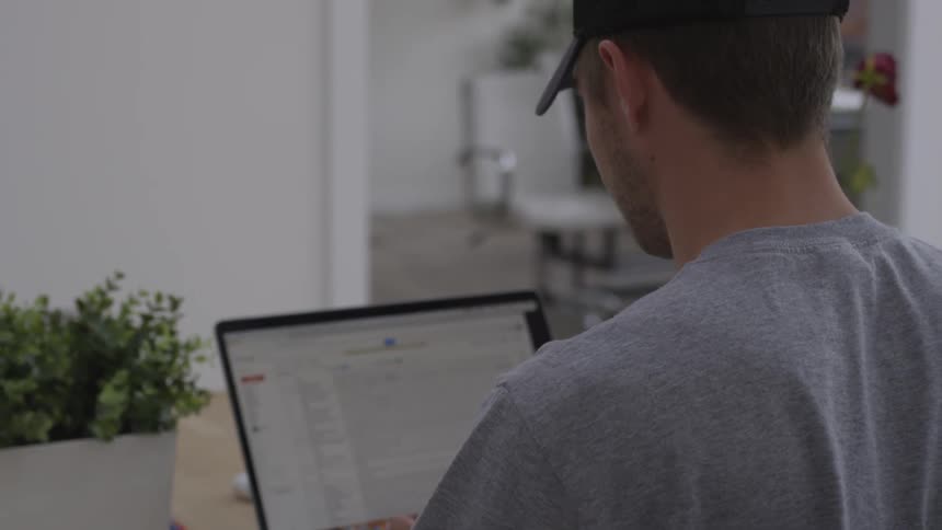 Man Using Electronics