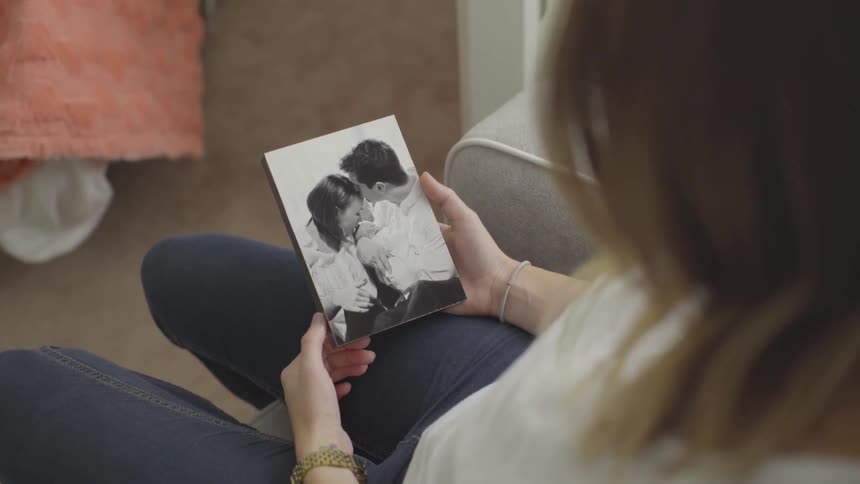 Mother And Baby At Home
