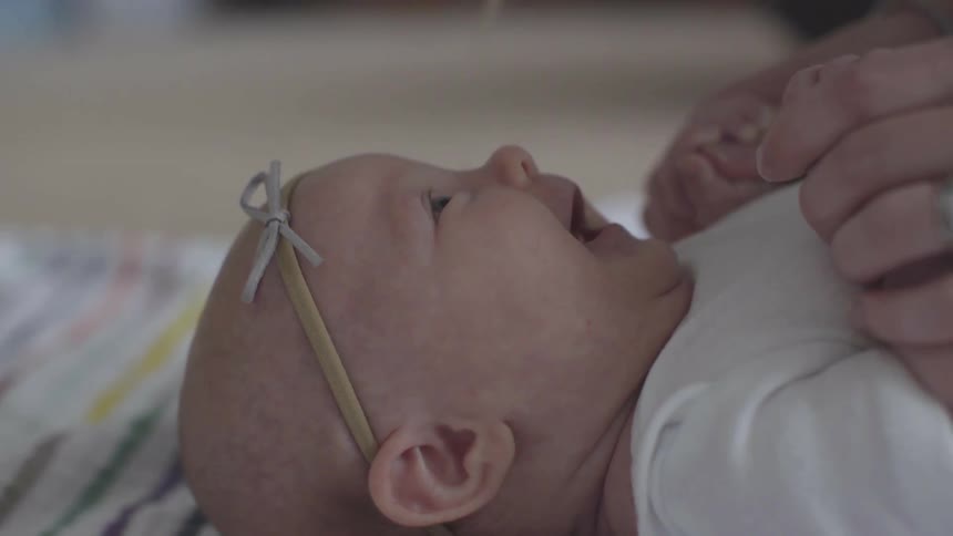 Mother And Baby At Home