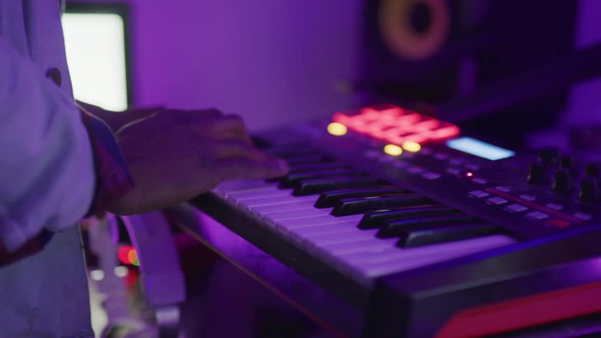 Musician Working On Projects
