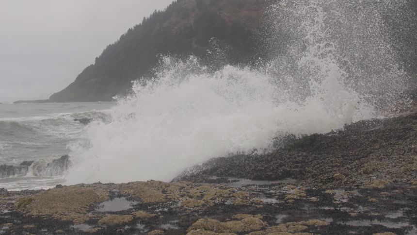 Overcast Coastline Scenics