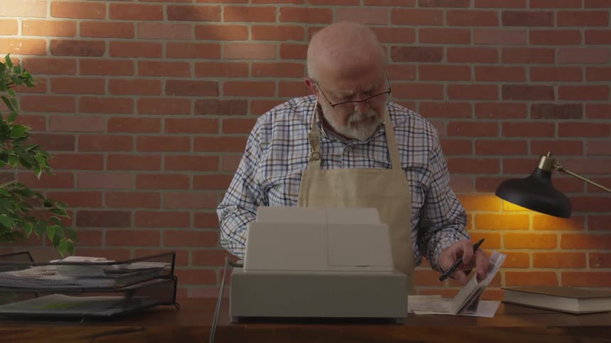 Old Man Cashier
