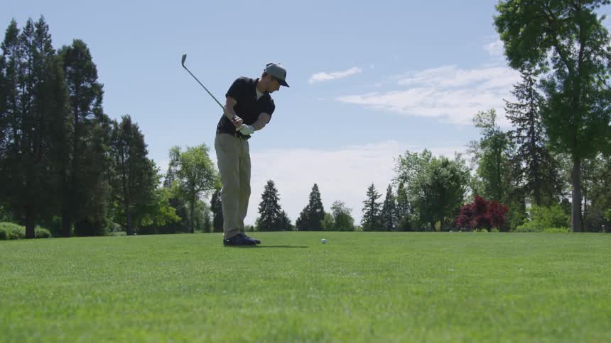 Men Playing Golf