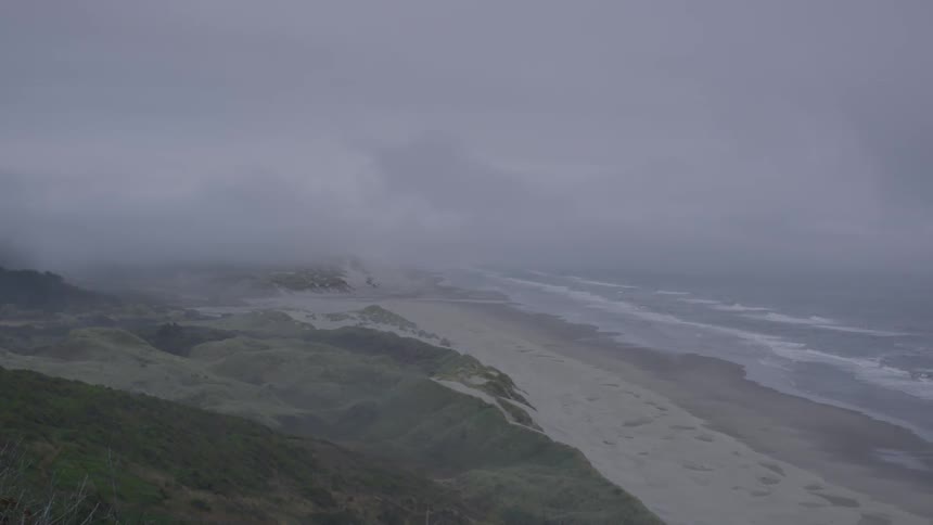 Overcast Coastline Scenics