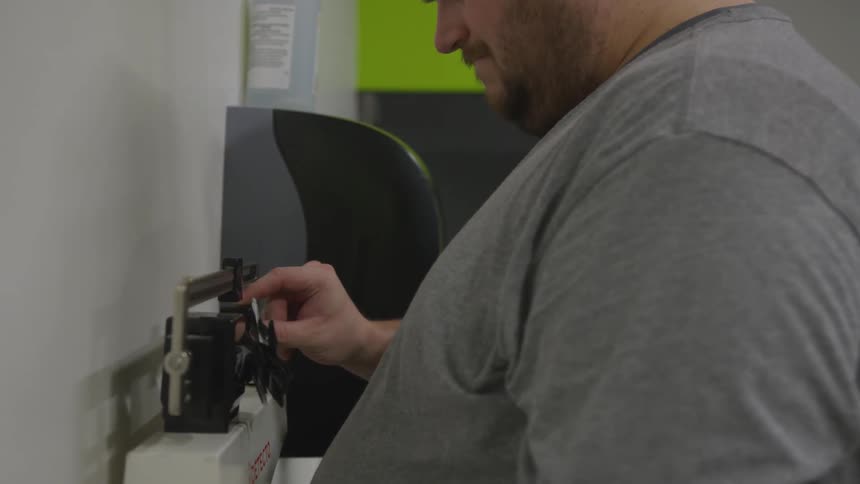 Overweight Man Trying To Lose Weight