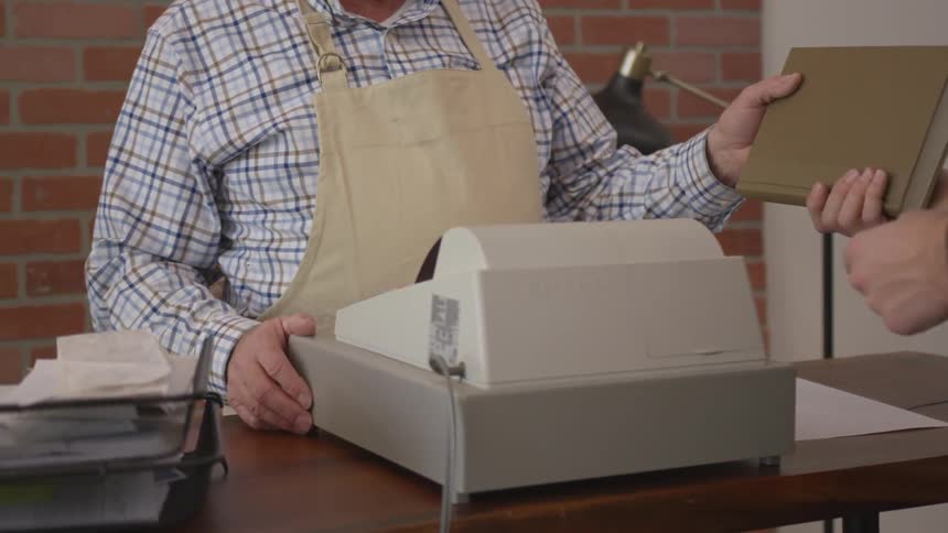 Old Man Cashier