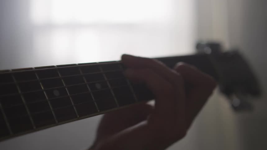 Musician In Small Apartment In New York City