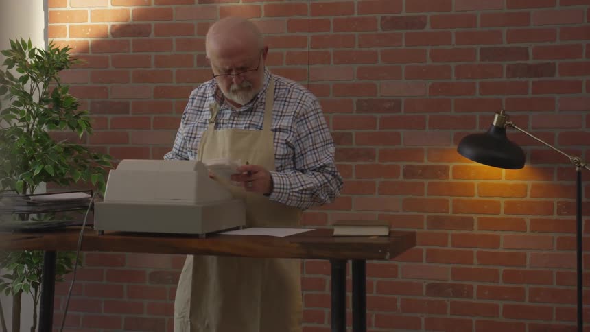 Old Man Cashier