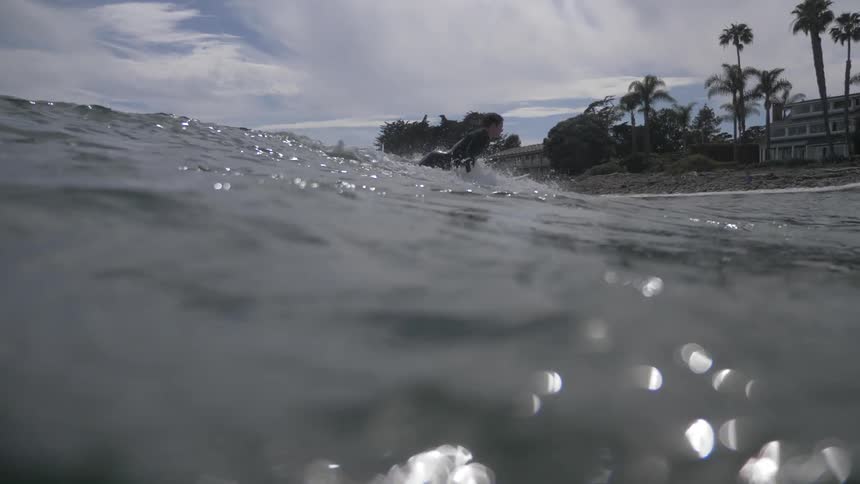 Man Surfing