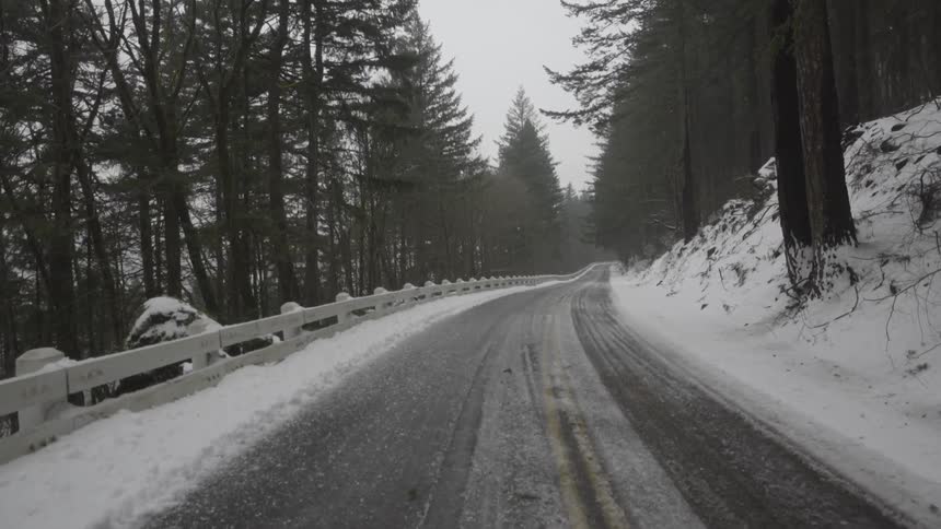 Man Taking Photos In Winter