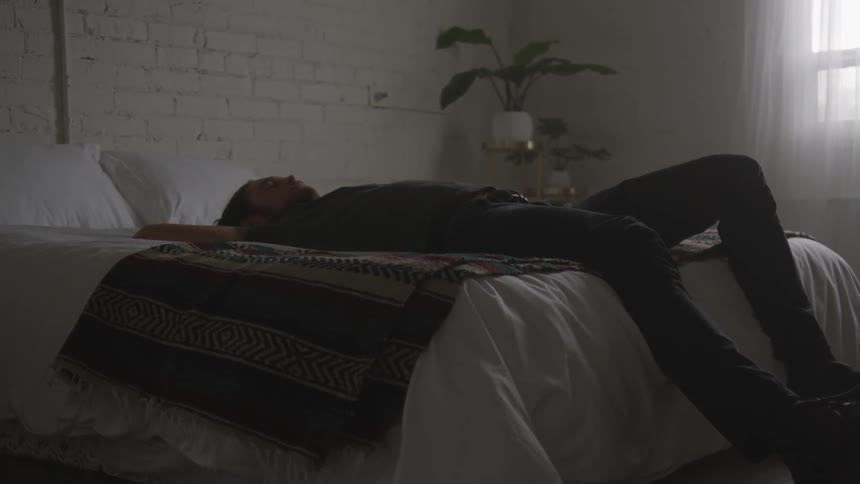 Musician In Small Apartment In New York City