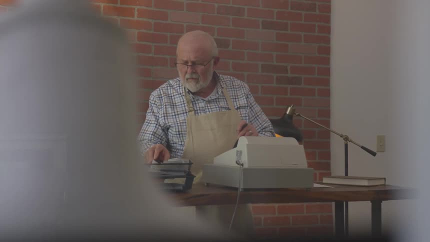 Old Man Cashier