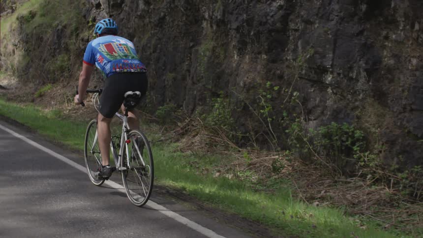 Man Riding Bike