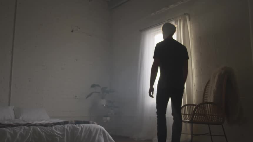Musician In Small Apartment In New York City
