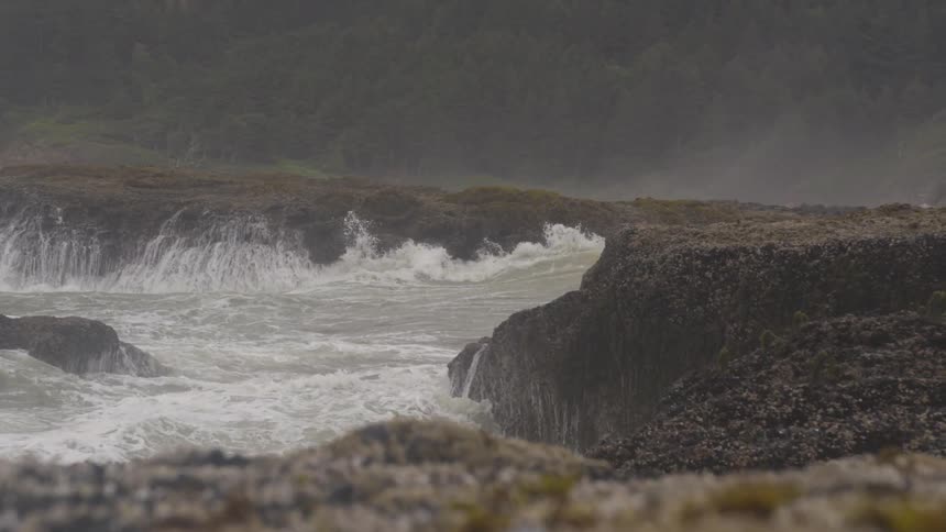 Overcast Coastline Scenics