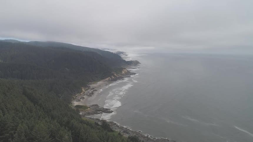 Overcast Coastline Scenics