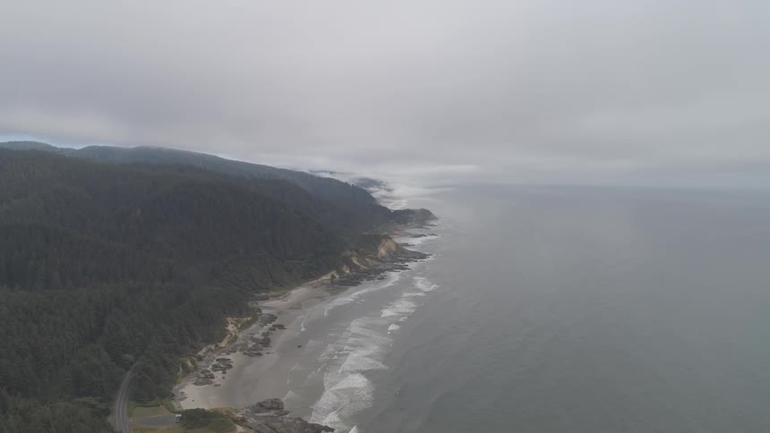 Overcast Coastline Scenics