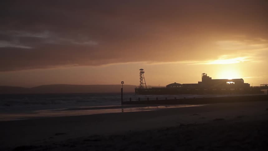Sunset on the horizon