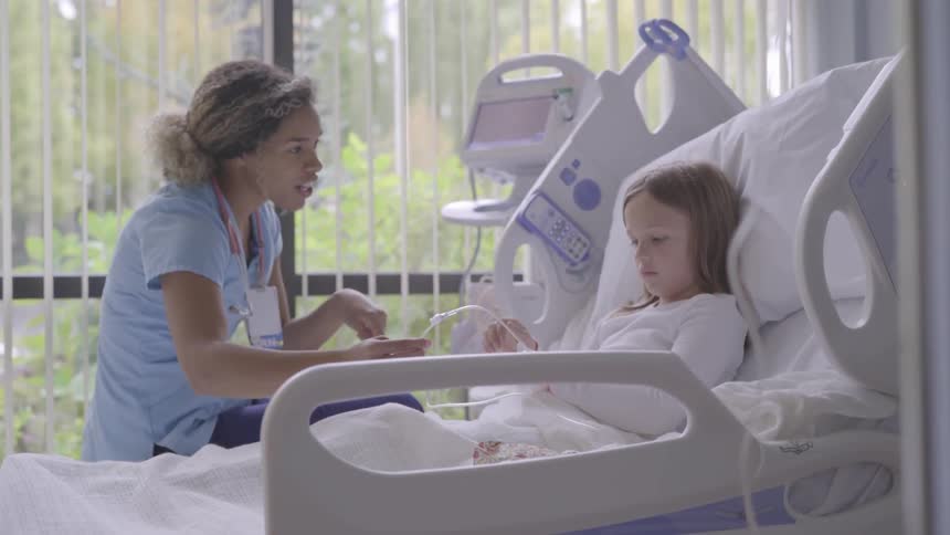 People Receiving Care In Hospital