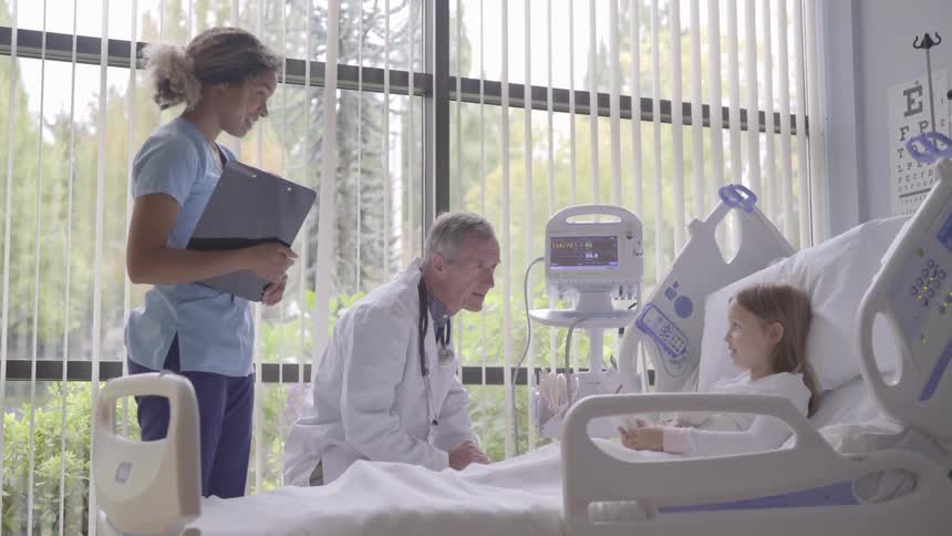 People Receiving Care In Hospital