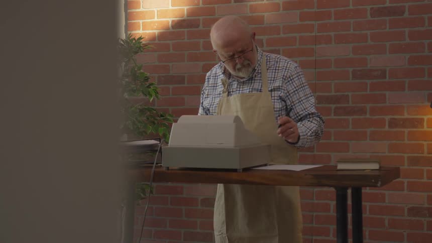 Old Man Cashier