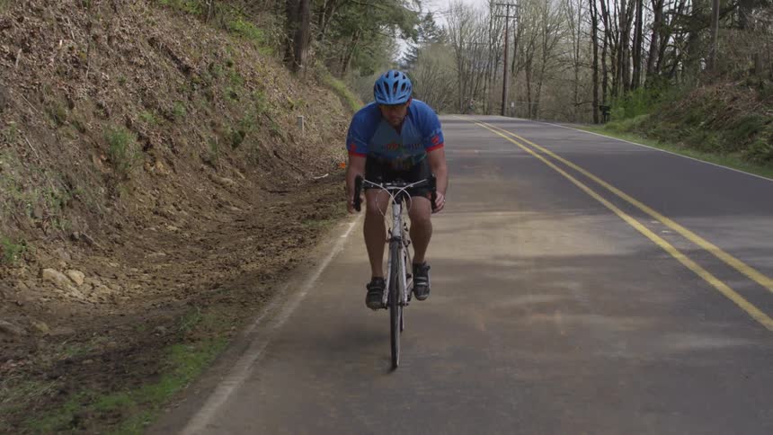 Man Riding Bike