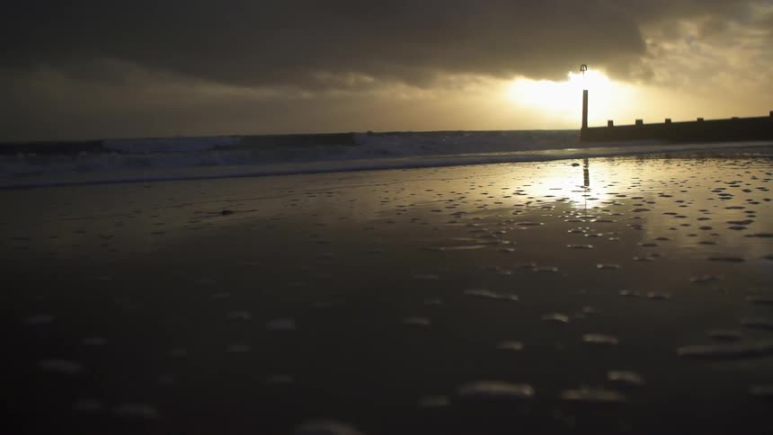 Sunset on the horizon