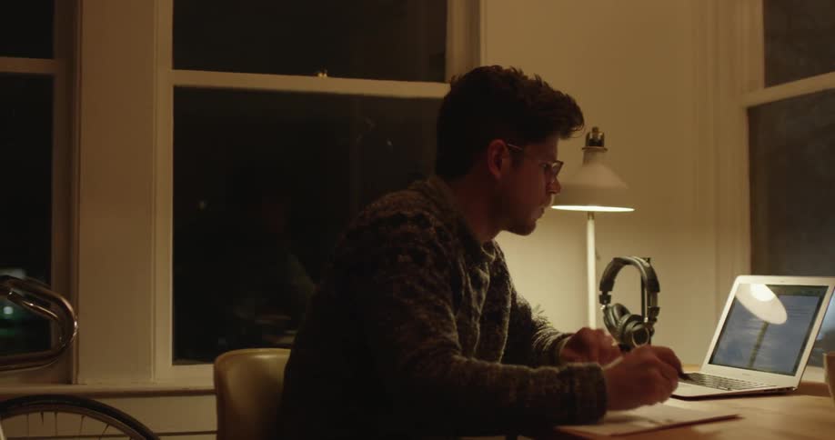 Man working at a desk