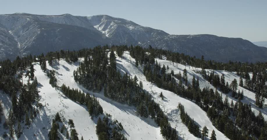 Ski Resort Winter Aerials