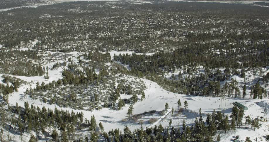 Ski Resort Winter Aerials