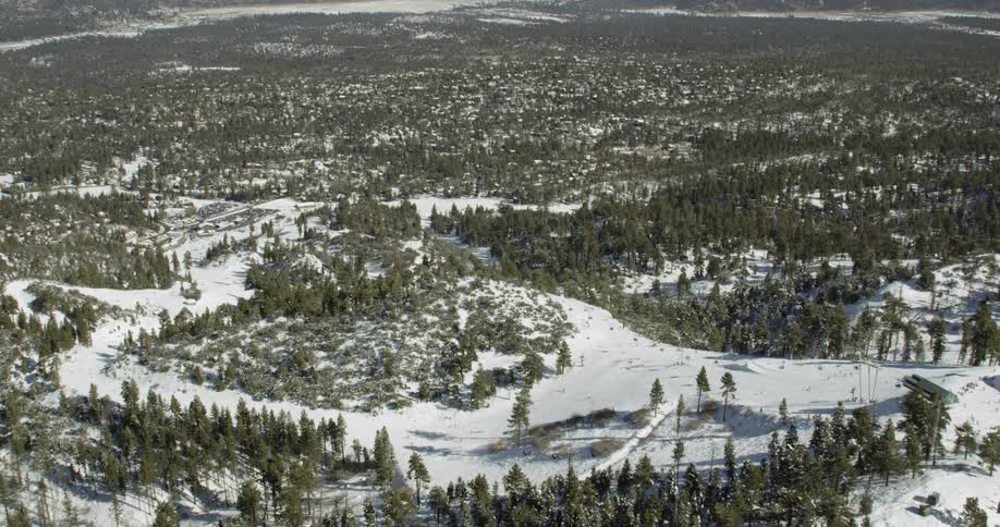 Ski Resort Winter Aerials