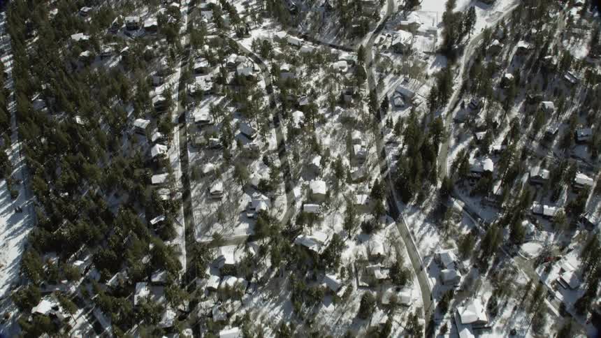Ski Resort Winter Aerials