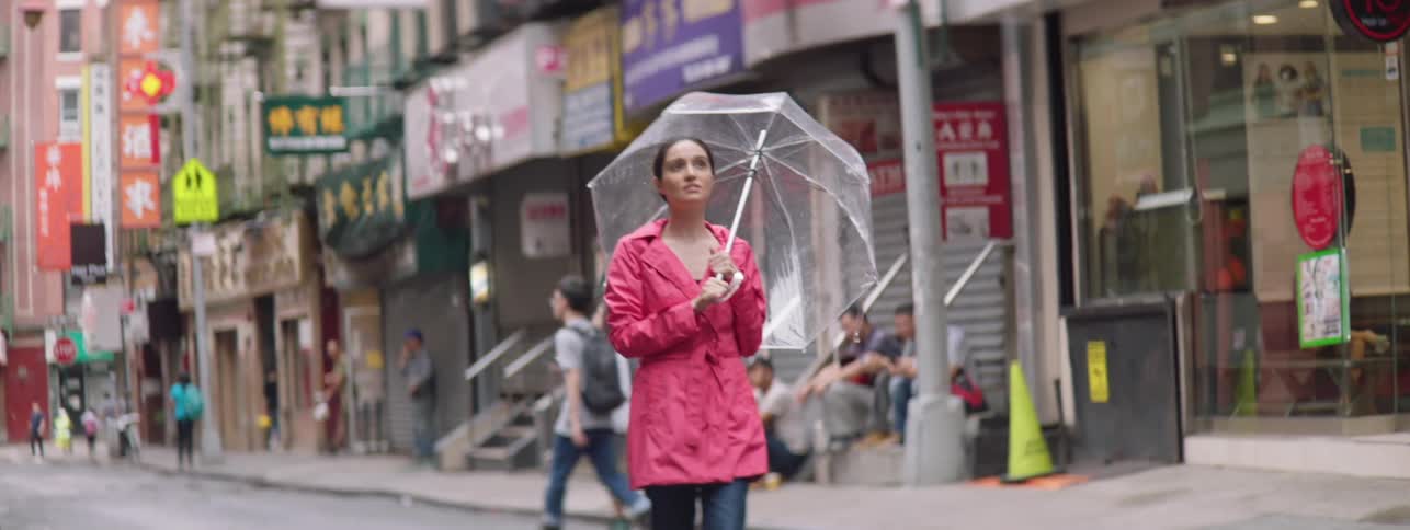 Woman Exploring In New York City