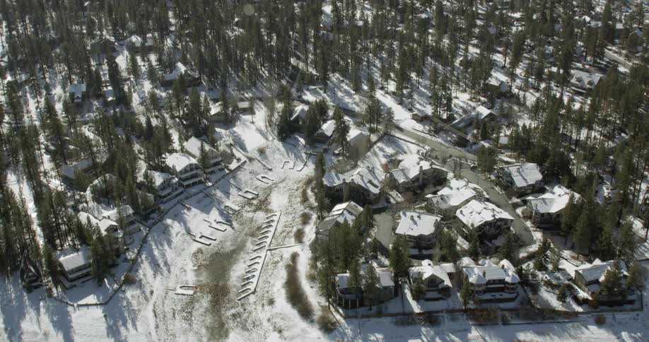 Ski Resort Winter Aerials