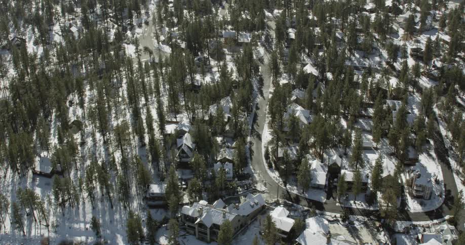 Ski Resort Winter Aerials