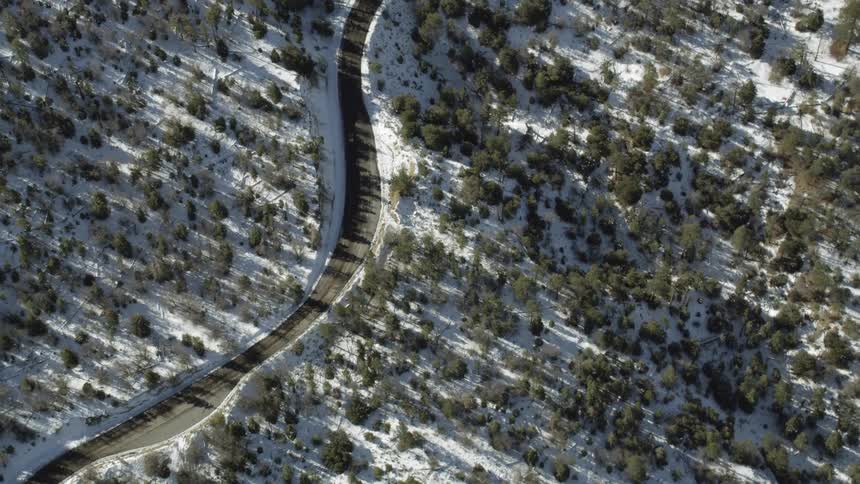 Ski Resort Winter Aerials