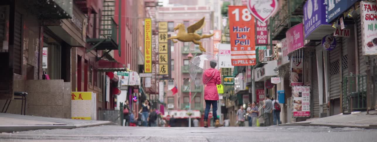 Woman Exploring In New York City
