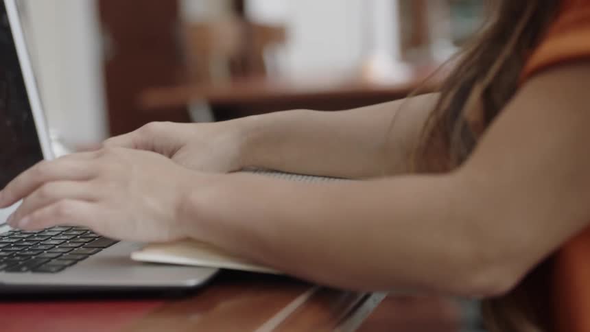 Student Studying At School