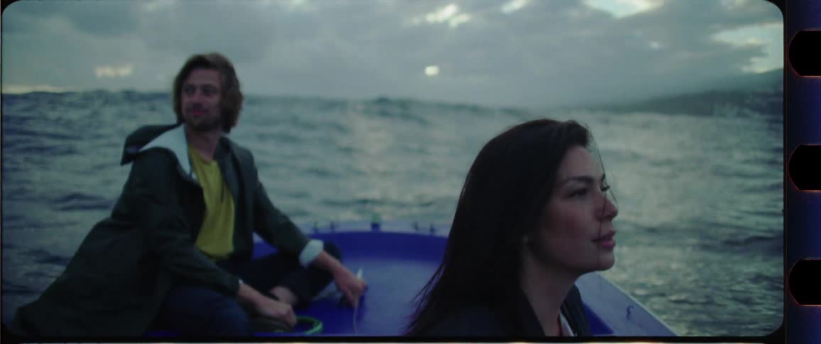 Couple on a boat