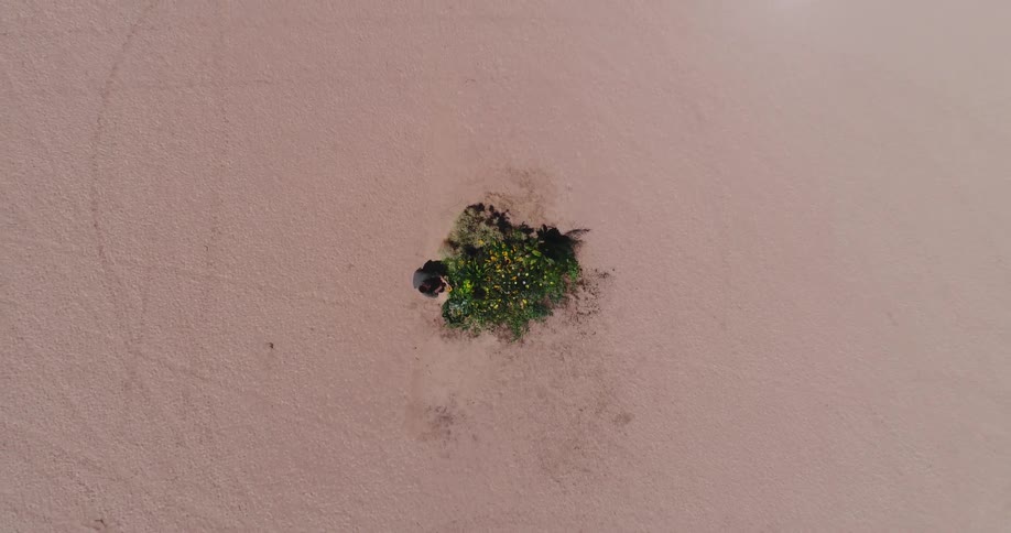 Man In The Desert