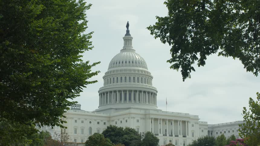 The United States Capitol Building in Washington DC