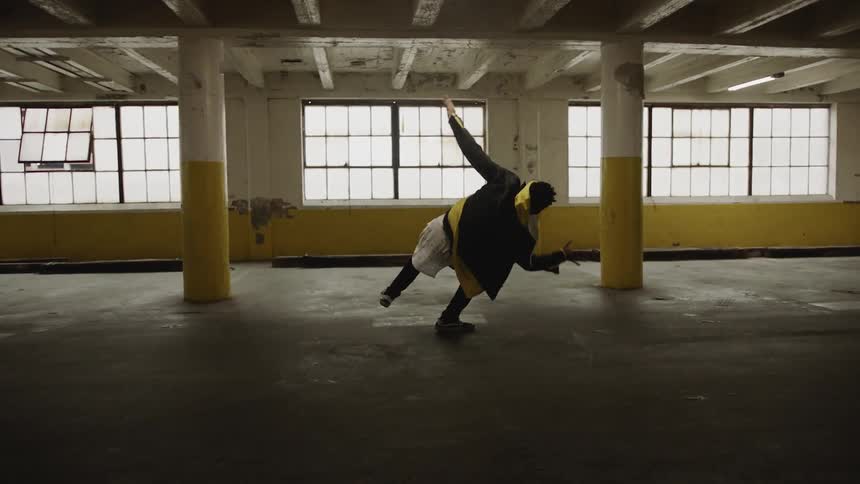 People Dancing In Abandoned Warehouse