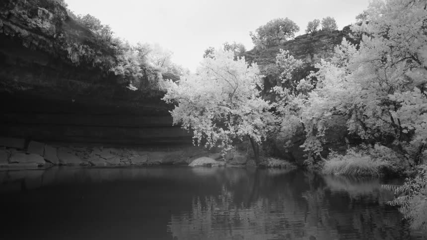 Hamilton's Pool Infrared